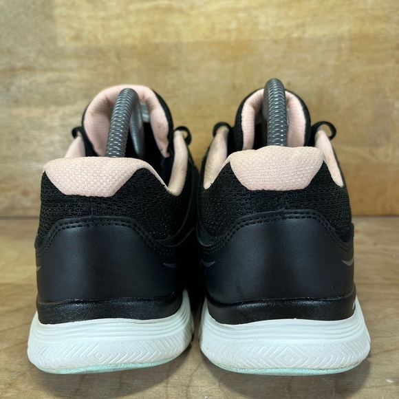 Skechers Flex Appeal 4.0 WATERPROOF Womens Size 10 Shoes Sneakers Black Peach - Picture 5 of 11